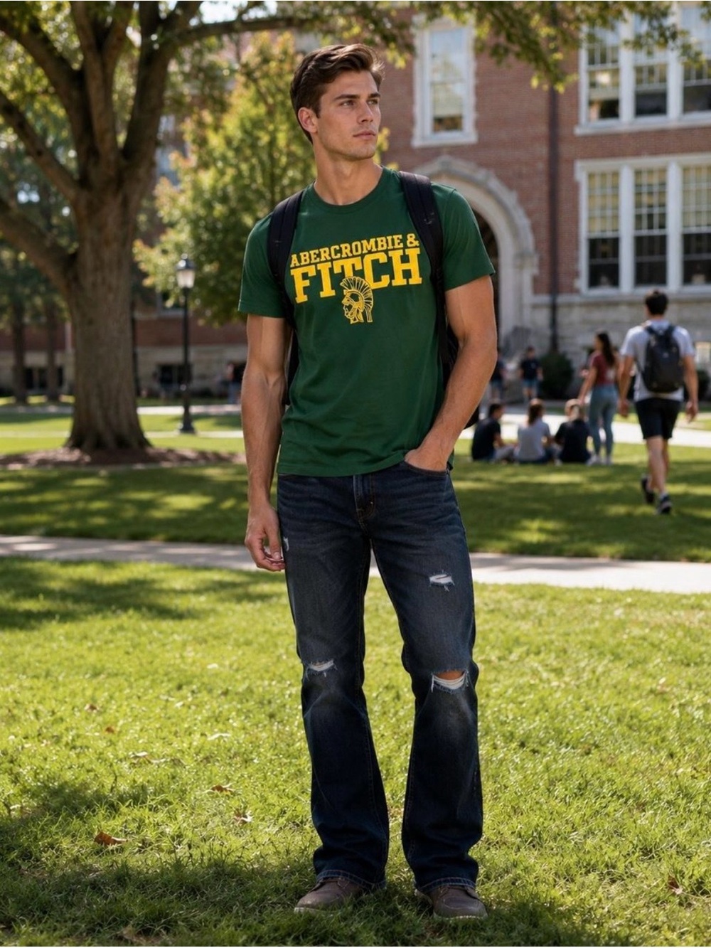 90’s Abercrombie & Fitch Men's tshirt